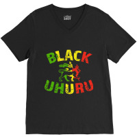 Black Uhuru Jamaican Lion V-neck Tee | Artistshot