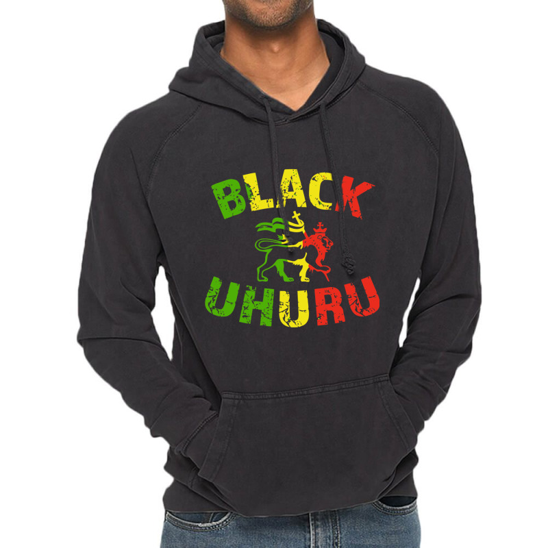 Black Uhuru Jamaican Lion Vintage Hoodie by LYNNHUTCHISON-SHOP | Artistshot