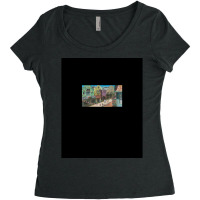 Chihiro Lost In City - Spirited Away Graphic Women's Triblend Scoop T-shirt | Artistshot