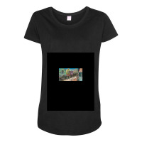 Chihiro Lost In City - Spirited Away Graphic Maternity Scoop Neck T-shirt | Artistshot