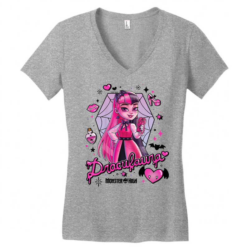 Kids Monster High   Draculara T Shirt Women's V-Neck T-Shirt by cm-arts | Artistshot