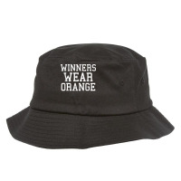 Winners Wear Orange Color War Camp Team Game Competition Bucket Hat | Artistshot