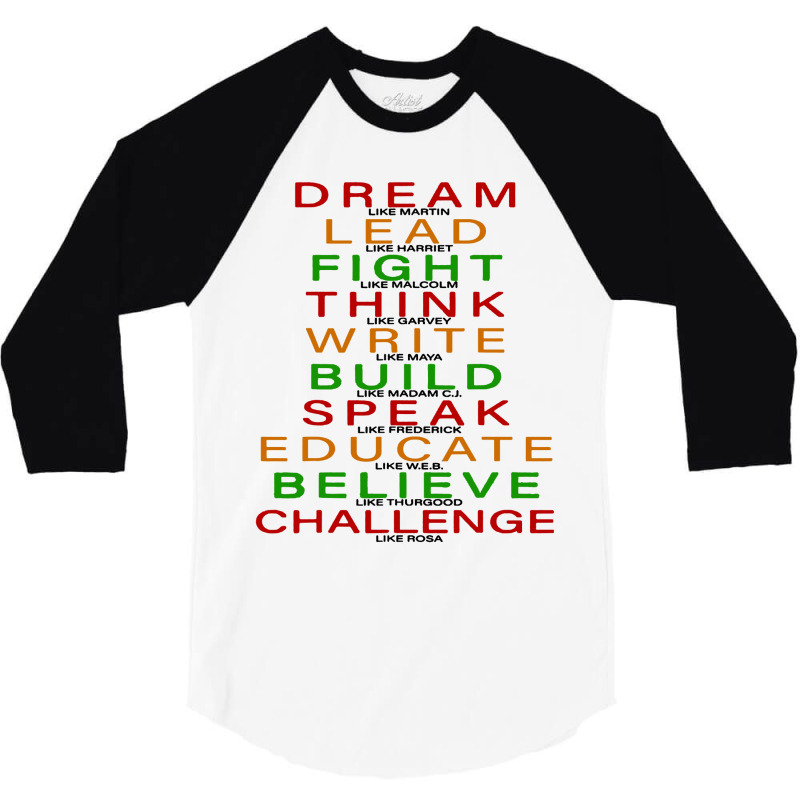 Dream Like Matrin Lead Fight 3/4 Sleeve Shirt by KikoKoi | Artistshot