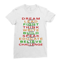 Dream Like Matrin Lead Fight Ladies Fitted T-shirt | Artistshot