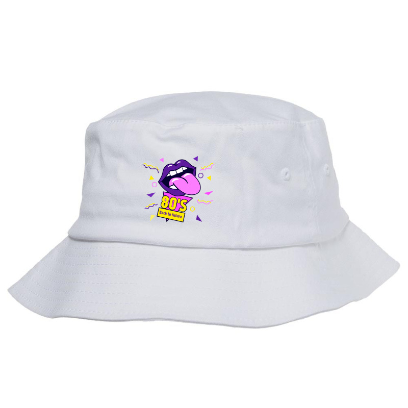 Mouth 80s Retrowave Bucket Hat | Artistshot