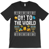 Oy To The World Jewish Gift T-shirt | Artistshot