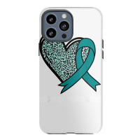 Leopard Heart Dissociative Identity Disorder Awareness Teal T Shirt Iphone 13 Pro Max Case | Artistshot