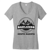 Badlands National Park South Dakota Camping Lover Tshirt Women's V-neck T-shirt | Artistshot