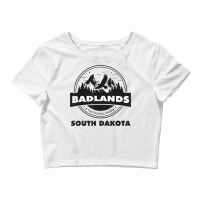 Badlands National Park South Dakota Camping Lover Tshirt Crop Top | Artistshot