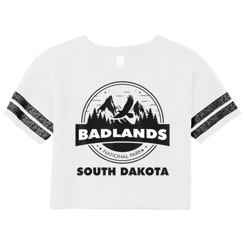 Badlands National Park South Dakota Camping Lover Tshirt Scorecard Crop Tee by cm-arts | Artistshot