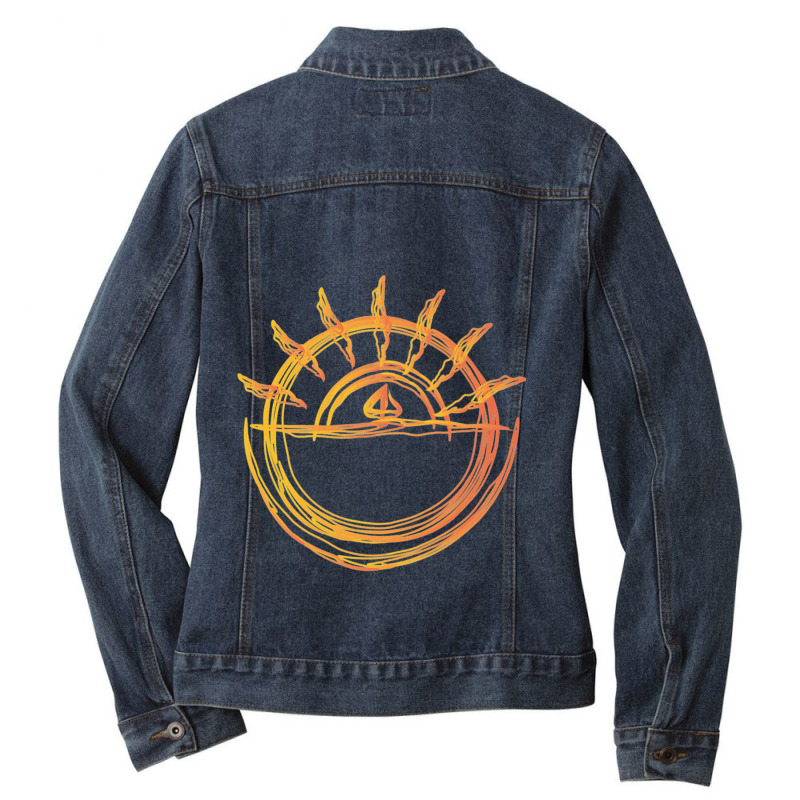 Howls Spell Ladies Denim Jacket by cm-arts | Artistshot