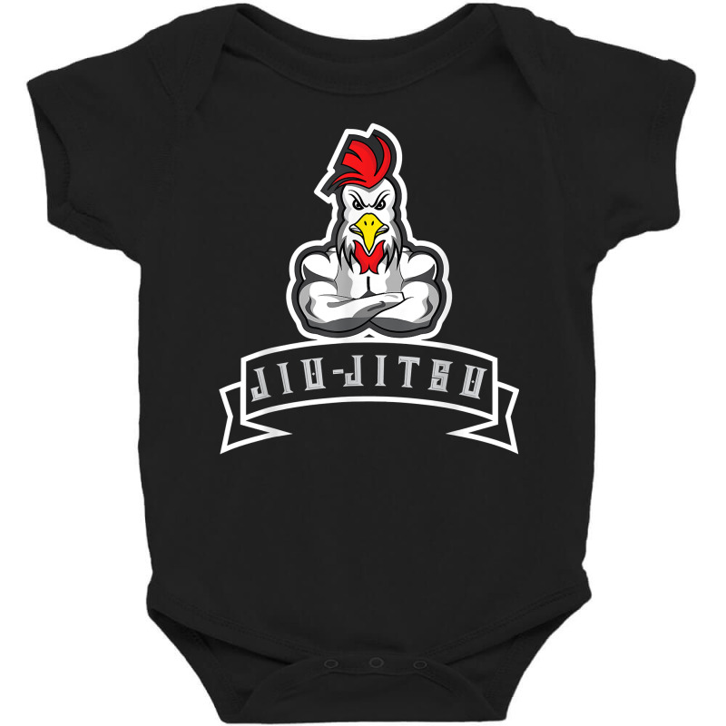 Strong Rooster Brazilian Jiu Jitsu Bjj Martial Arts Fighter T Shirt Baby Bodysuit by cm-arts | Artistshot