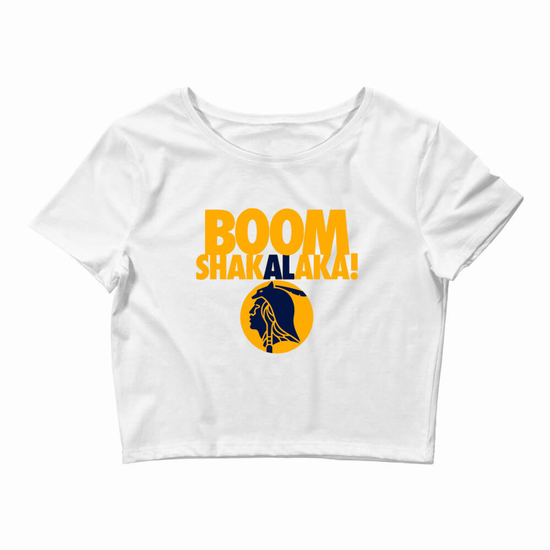 Boom Shakalaka Art Crop Top by cm-arts | Artistshot