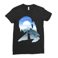 Sky And Samurai Ladies Fitted T-shirt | Artistshot