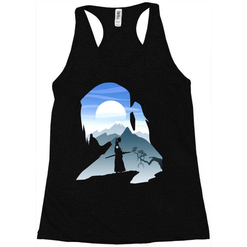 Sky And Samurai Racerback Tank by cm-arts | Artistshot