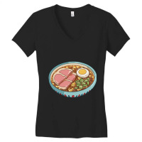 Ponyo Ramen Women's V-neck T-shirt | Artistshot