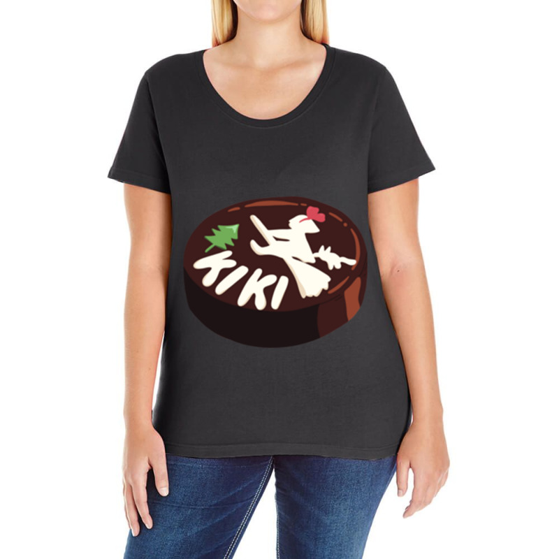 Kiki’s Cake Ladies Curvy T-Shirt by cm-arts | Artistshot