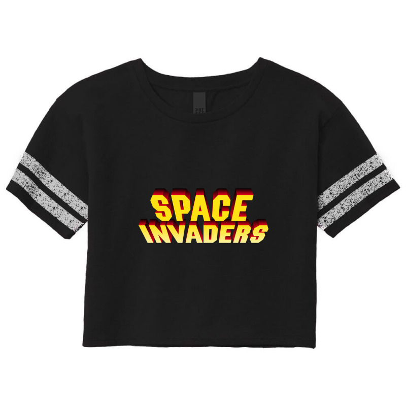 Space Invaders Scorecard Crop Tee by cm-arts | Artistshot