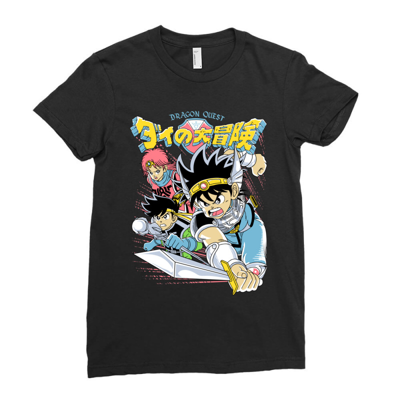 Dragon Warrior Ladies Fitted T-Shirt by cm-arts | Artistshot