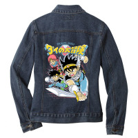 Dragon Warrior Ladies Denim Jacket | Artistshot