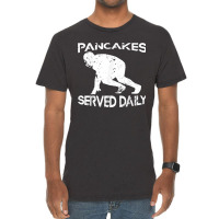 Pancakes Served Daily Funny Offensive Lineman Football Vintage T-shirt | Artistshot