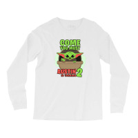 Come You Must Austin Is Turning 2 Baby Yoda Birthday Invitation Long Sleeve Shirts | Artistshot