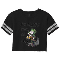 Always Time For Tea Mad Hatter Scorecard Crop Tee | Artistshot