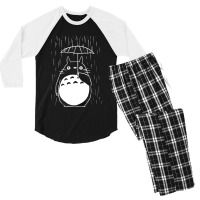 My Neighbor Cartoon Men's 3/4 Sleeve Pajama Set | Artistshot