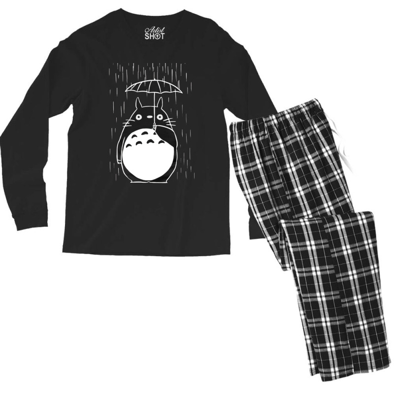 My Neighbor Cartoon Men's Long Sleeve Pajama Set by cm-arts | Artistshot