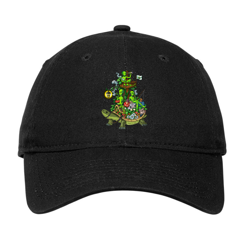 Psychedelic Aliens Trip Adjustable Cap | Artistshot