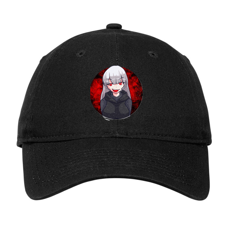 Anime Vampire Girl Halloween Adjustable Cap by cm-arts | Artistshot