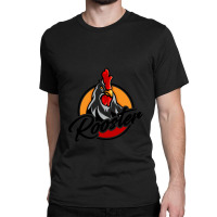 Angry Rooster With Large Glossy Red Comb On Top Classic T-shirt | Artistshot