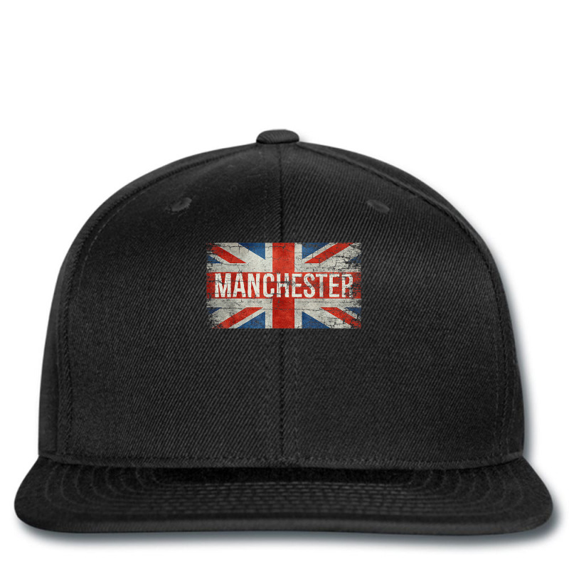 Manchester England United Kingdom British Flag Vintage Printed Hat | Artistshot