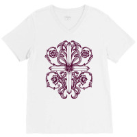 Renaissance Swords Cross Rosettes T Shirt V-neck Tee | Artistshot