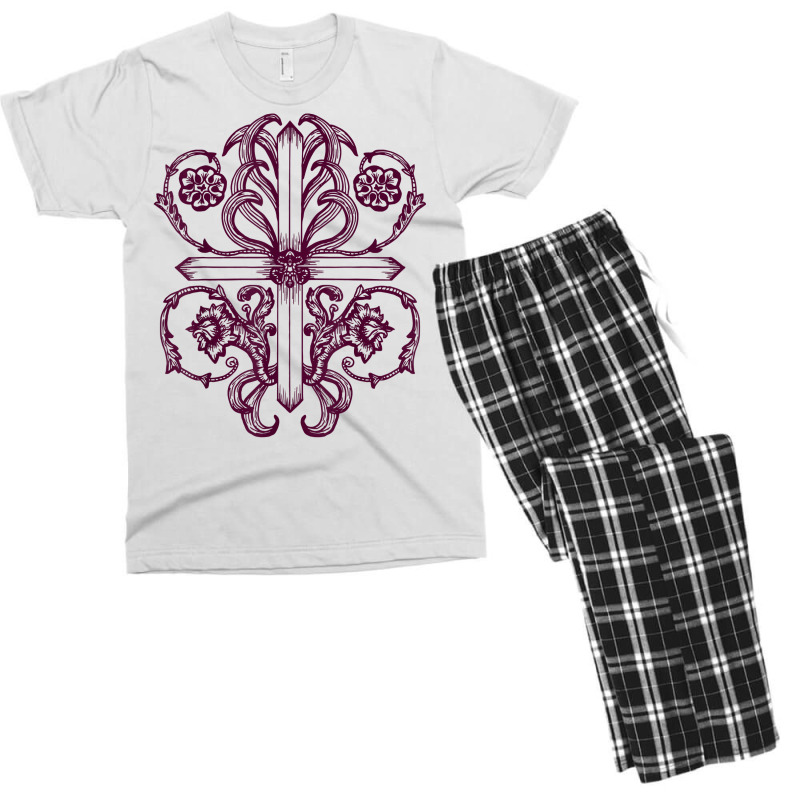 Renaissance Swords Cross Rosettes T Shirt Men's T-shirt Pajama Set | Artistshot