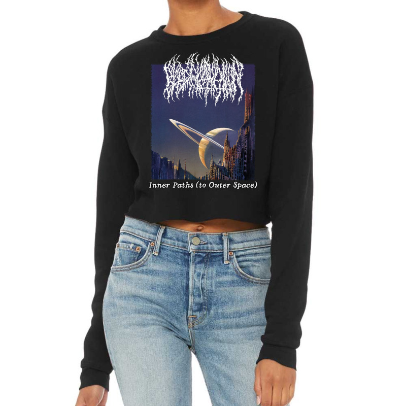 Blood Incantation - Inner Paths To Outer Space - Death Metal Classic Cropped Sweater by cm-arts | Artistshot