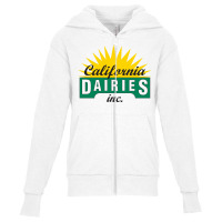 California Dairies Youth Zipper Hoodie | Artistshot