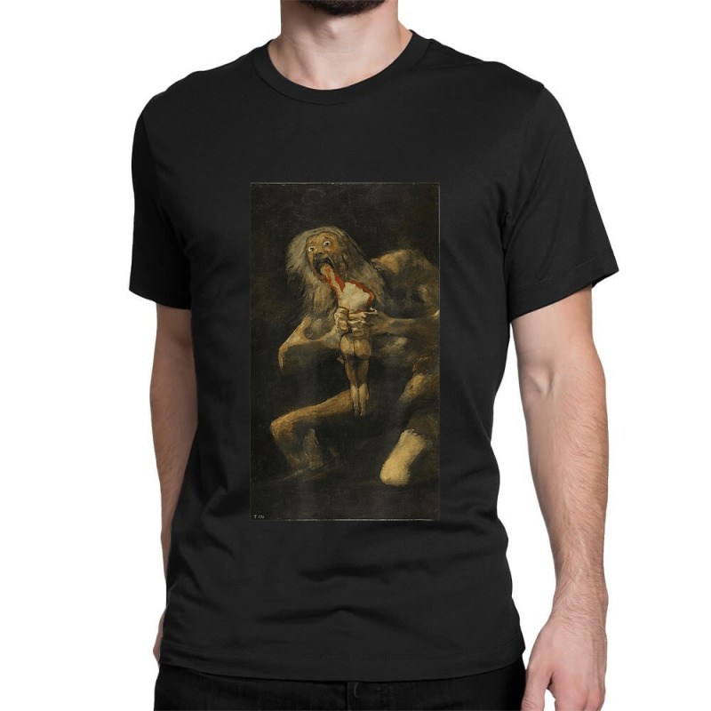 Francisco Goya Saturn Devouring His Son Classic T-shirt by WillettaIngber | Artistshot