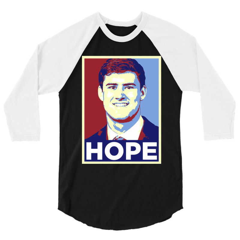 Daniel Jones Hope New York Football Draft Pick Fan T Shirt 3/4 Sleeve Shirt | Artistshot