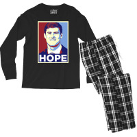 Daniel Jones Hope New York Football Draft Pick Fan T Shirt Men's Long Sleeve Pajama Set | Artistshot