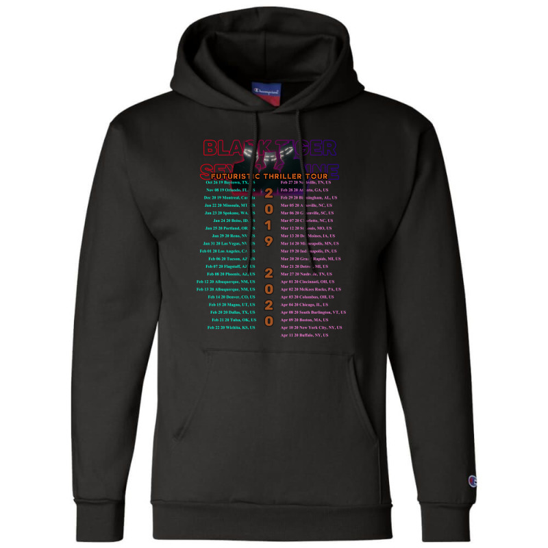 Black Tiger Sex Machine Tour 2019 2020 Champion Hoodie by sefavuji880819 | Artistshot