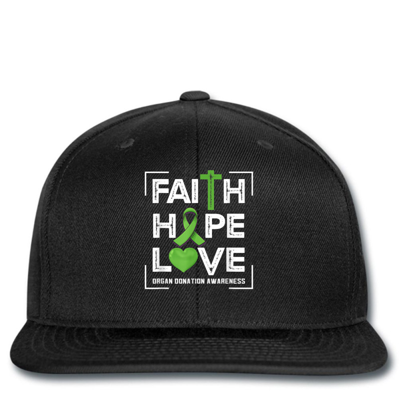 Faith Hope Love Organ Donation Awareness Printed hat by CassieKim | Artistshot