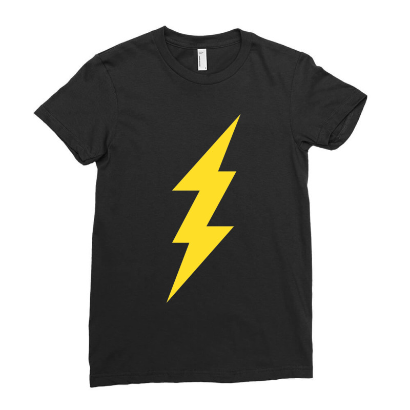 Lightning Bolt Ladies Fitted T-Shirt by cm-arts | Artistshot