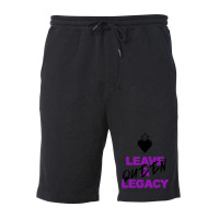 Leave A Legacy Fleece Short | Artistshot