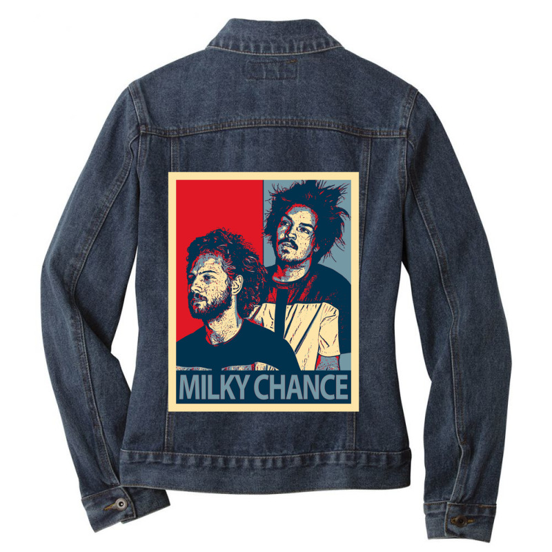 Milky Chance Classic Ladies Denim Jacket by cm-arts | Artistshot