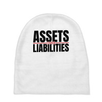 Assets Over Liabilities For Accounting And Accountant Long Sleeve T Sh Baby Beanies | Artistshot