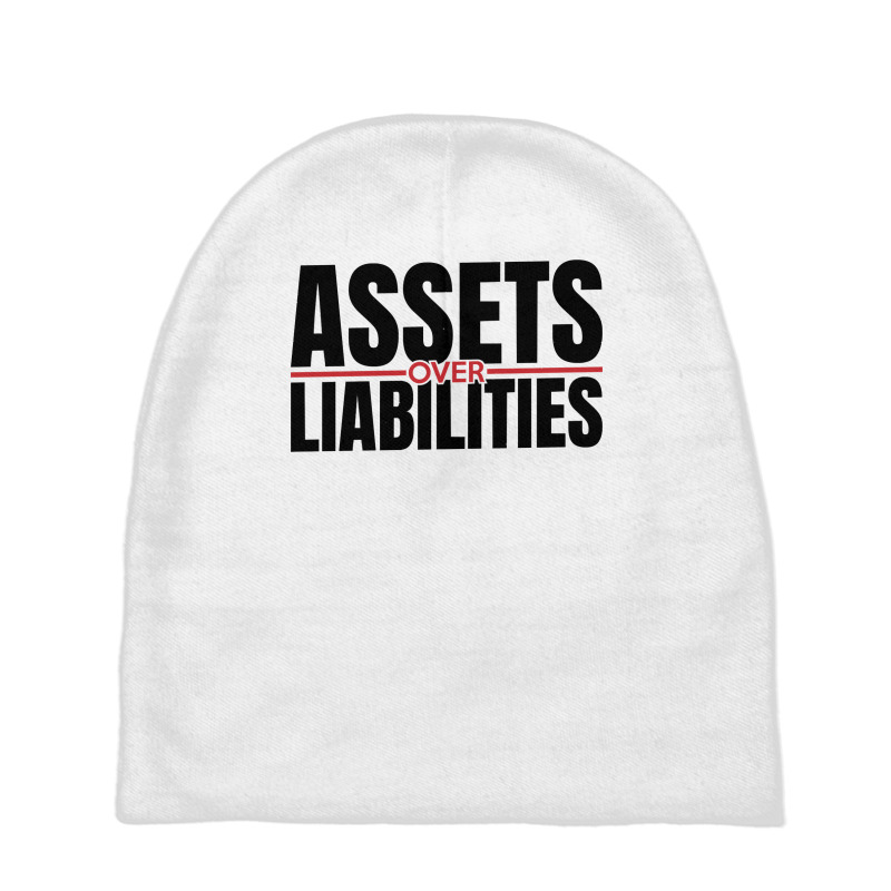 Assets Over Liabilities For Accounting And Accountant Long Sleeve T Sh Baby Beanies by cm-arts | Artistshot