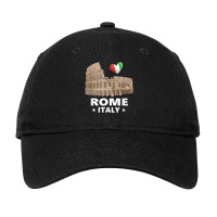 I Love Rome Italy Roman Colosseum Gift Adjustable Cap | Artistshot