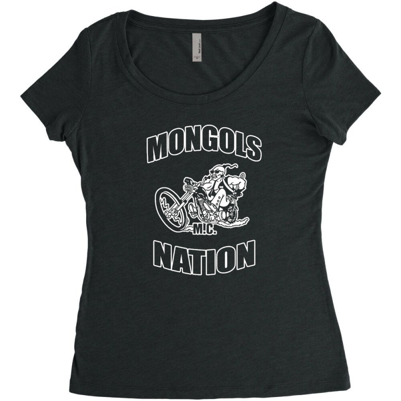 Mongols Mc Women's Triblend Scoop T-shirt by cm-arts | Artistshot