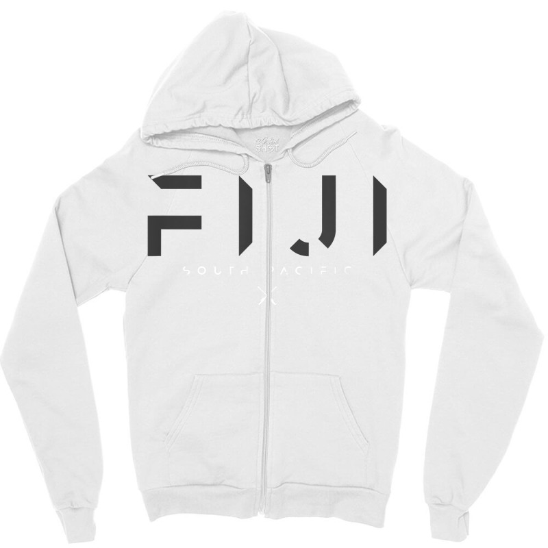 Fiji Tonal Type T Shirt Zipper Hoodie by cm-arts | Artistshot